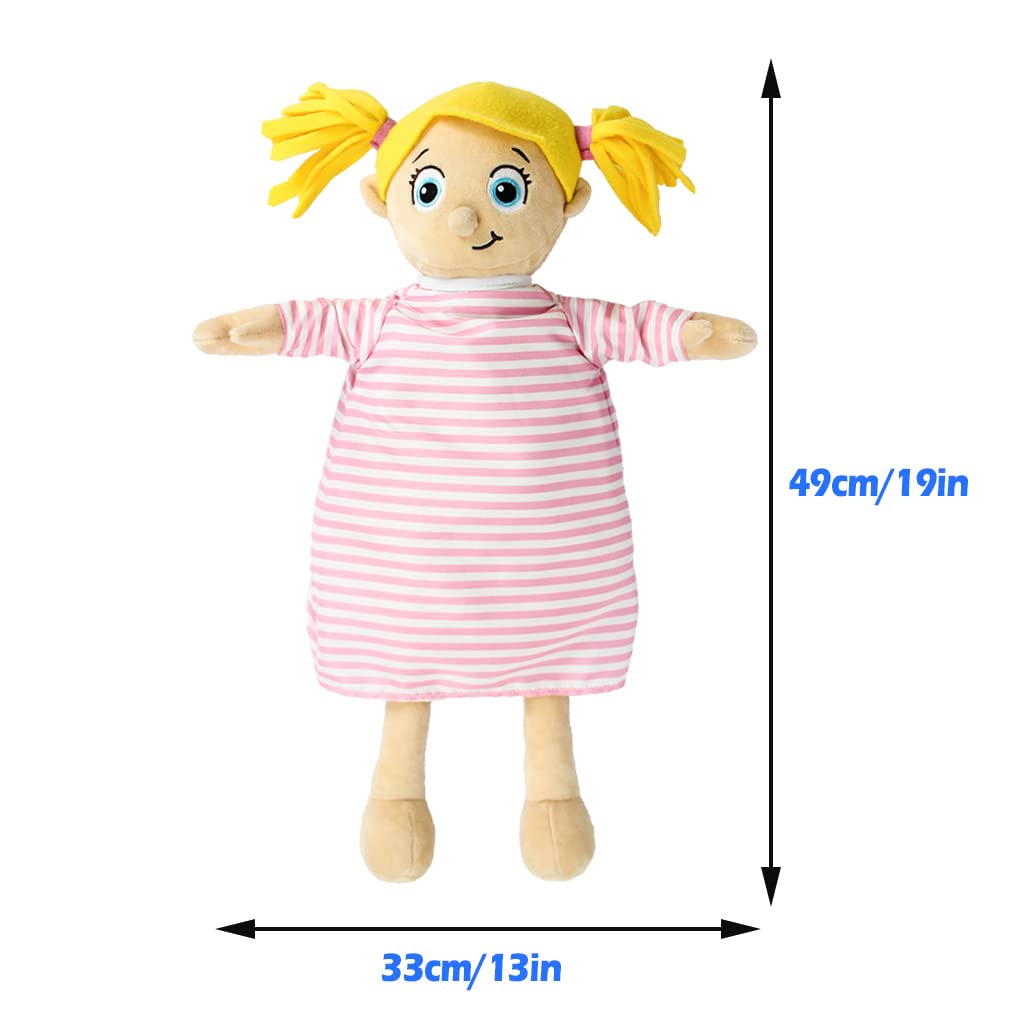 

Іграшка для анатомії людського тіла, дитячі плюшеві іграшки для дошкільного навчання, набори для вивчення природничих наук для студентів, інструменти для навчання органам тіла 49x33x6cm рожевий