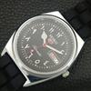 VINTAGE REFURBISHED SEIKO 5 AUTOMATIC 6309A JAPAN MENS BLACK WATCH a442616-1