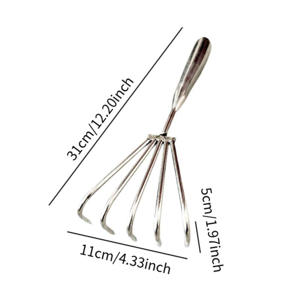 Claw Rake Multipurpose Hand Rake for Beach Clamming Digging Accessories