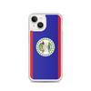 Phone Case – Flag of Belize – Compatible iPhone 14 – Soft Case – Resistant and Shockproof - Silicone - Pixelforma