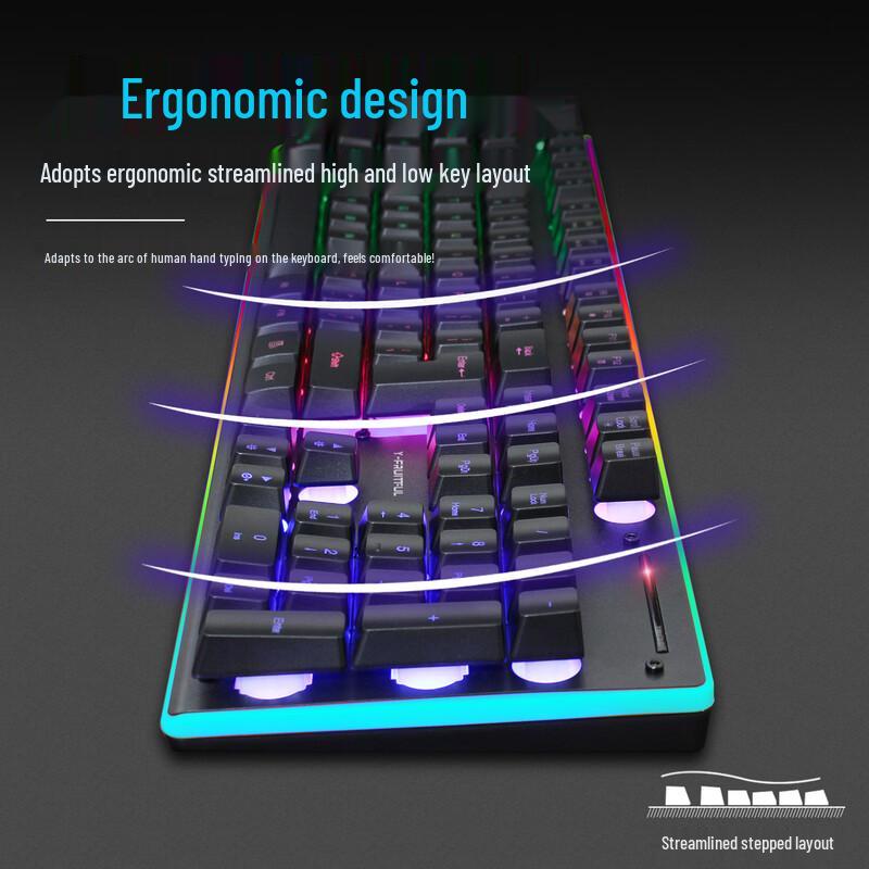 Rechargeable Wireless Keyboard and Mouse Combo