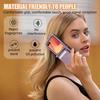 Leather Wallet Card Holder Case for Samsung Galaxy Z Flip 7 FE 6 5 4 3 ZFlip Flip6 Flip5 Flip4 Flip3 Crossbody Lanyard Bag Cover