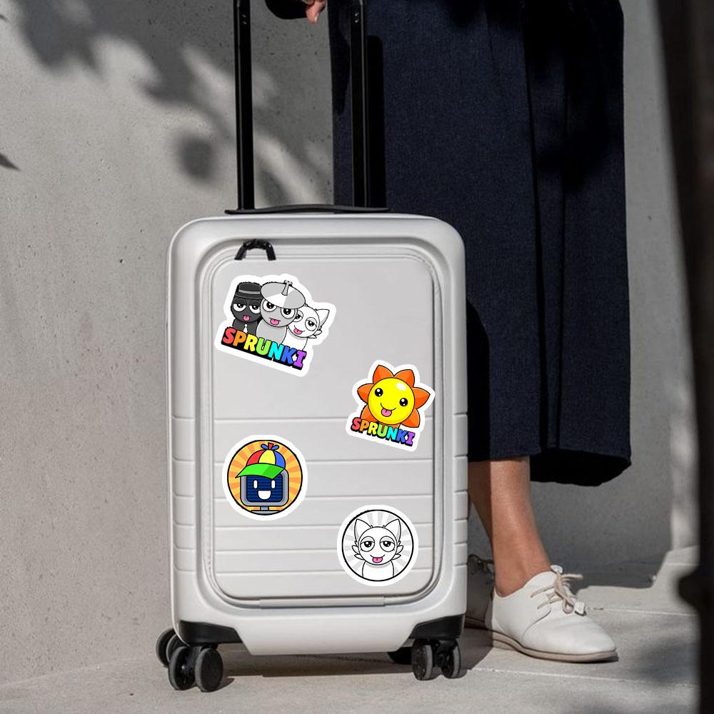 50/100 Unique Incredibox Plush Rhythm Box Graffiti Computer Decoration Music Hip Hop Game Stickers