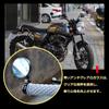 Atyhao Motorcycle Mirror, Bar End Mirror, Repair Mirror, CNC Aluminum, Improves Driving Stability, Black Motorcycle