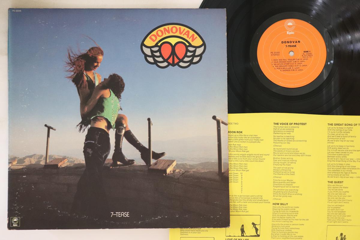 

LP Record DONOVAN - 7-tease PE33245 EPIC 1974 US Rock Used