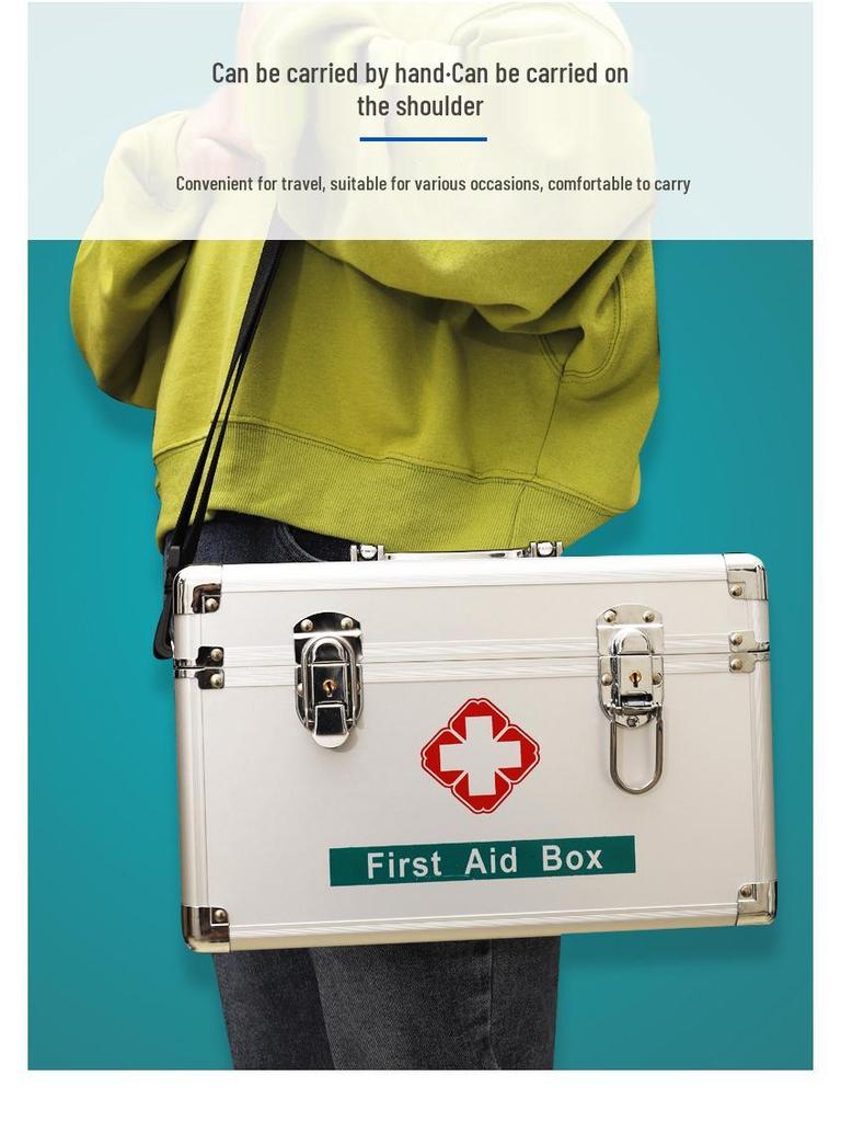 Comprehensive Household First Aid Kit & Emergency Storage Box