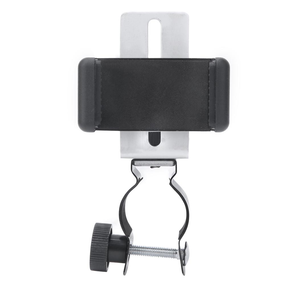 Single Aluminium Universal Mobile Phone Support Holder Cellphone Photography Bracket Special for Telescope Microscope