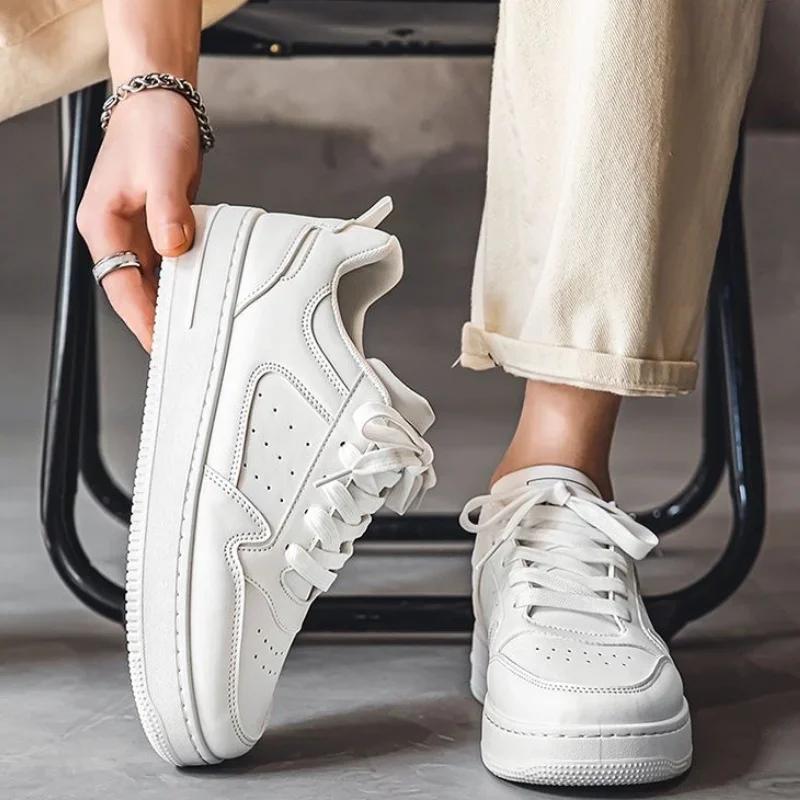 Neue Herren-Sneaker Plateau Freizeitschuhe Schnürschuhe Herren Vulkanisierte Schuhe Atmungsaktive Outdoor-Laufschuhe Mode Tenis Masculino