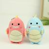 Adorable Plush Dinosaur Keychain Cute Fat Ball Dinosaur Backpack Accessory Soft Pp Cotton Stuffed Animal