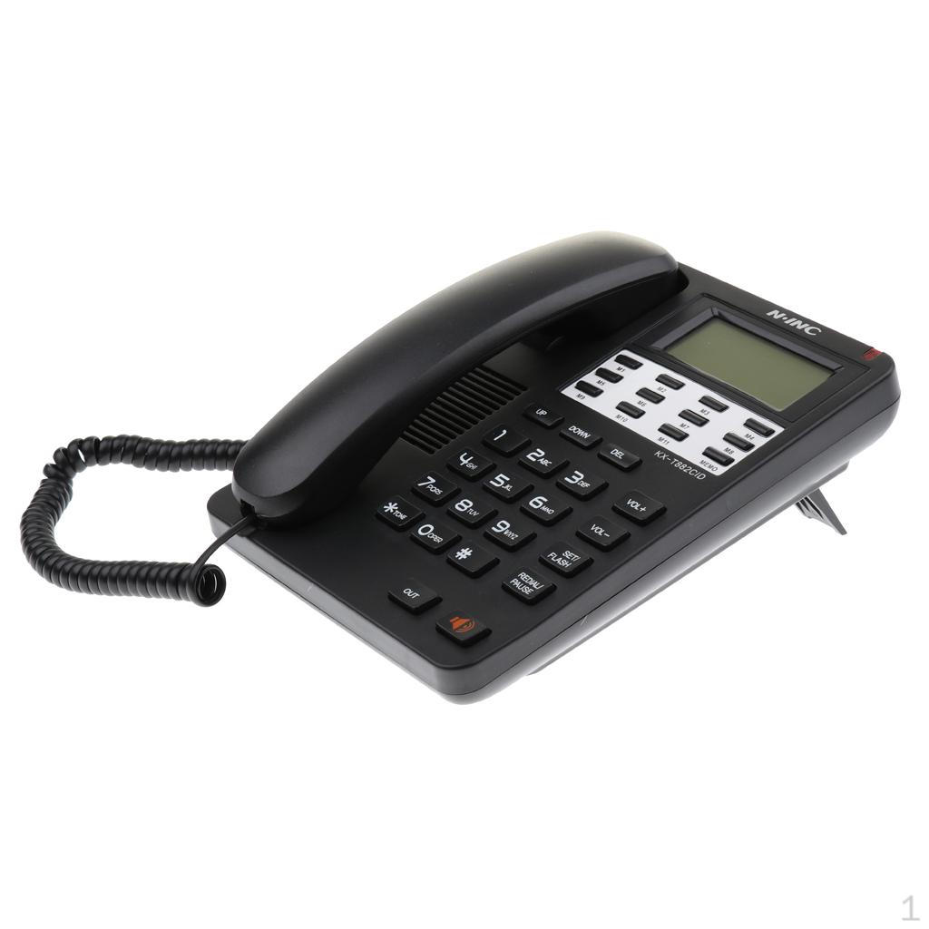 

Phone Telephone Corded Desk Mountable For Call білий