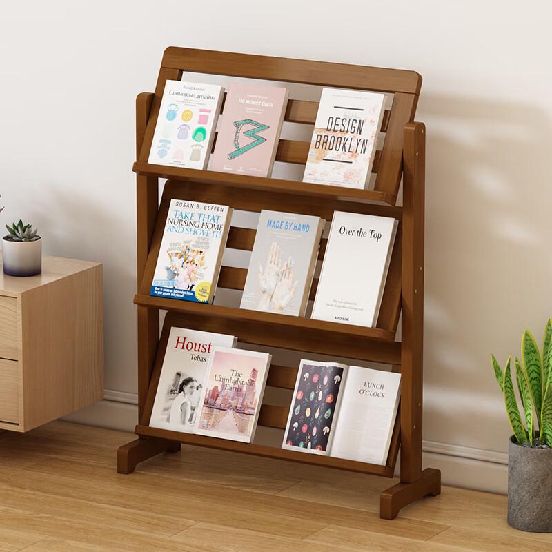 Floor-standing Magazine and Brochure Display Rack