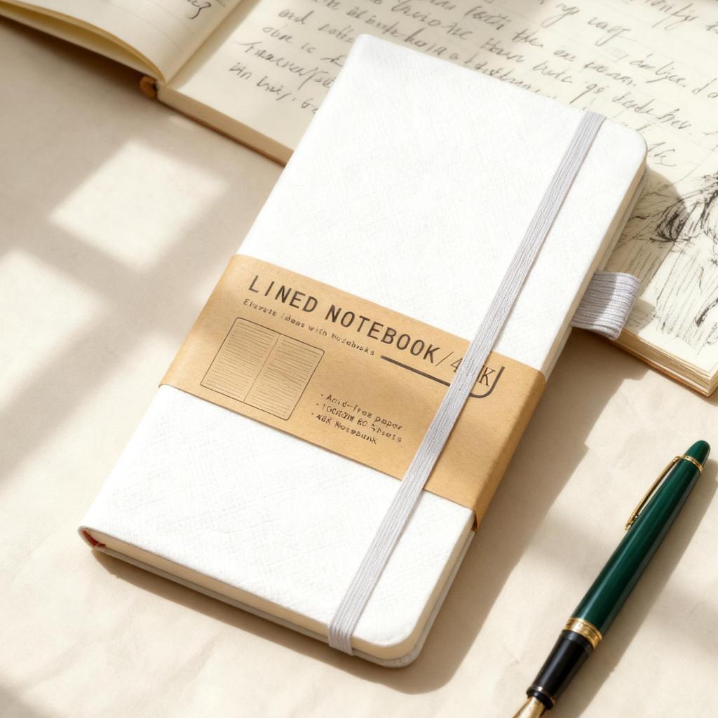 Eco-friendly DuPont Paper A5 Notebook - Waterproof Cover, Lined, Portable, Custom Logo Option