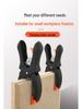 Adjustable Ratchet Woodworking G Clamp: Universal Clip Tool for Wood Board Fixing and Quick Pressure Tightening