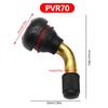 Bent Mouth PVR 50/60/70 Valve Stem for Electric Bicycle & Motorcycle Vacuum Tires