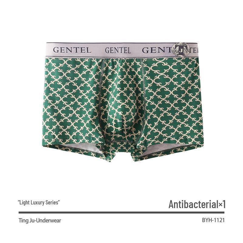 

Мужские модные хлопковые антибактериальные боксеры-брифы с принтом 3XL