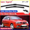 Per Ibiza 6L 2006 2007 2008 Spazzole Tergicristallo Anteriori 2pz Accessori Auto Finestrino Parabrezza 21"+19"