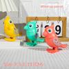 1Pcs Duckling Bouncing Egg Toy Cute Walking Hatchling Animal Shaped Lightweight Fun Toy for Kids Picnic Outdoor Activities