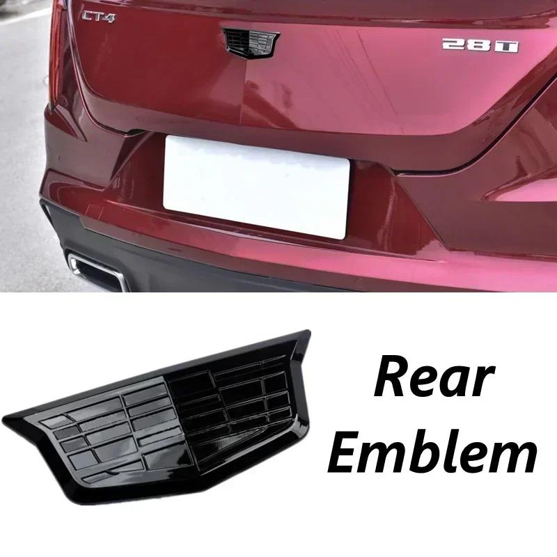 ABS Bil Frontgrill Logo Emblemdetalj for Cadillac CT4 CT5 CT6 XT5 XT6 Auto Bakluke Merke Klistremerke Erstatningstilbehør