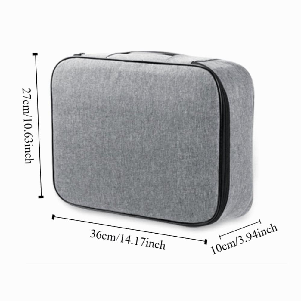 Große Kapazität Mehrschichtige Familien-Dokumententasche mit Passwort Reise-Aufbewahrungskoffer Reisepass
