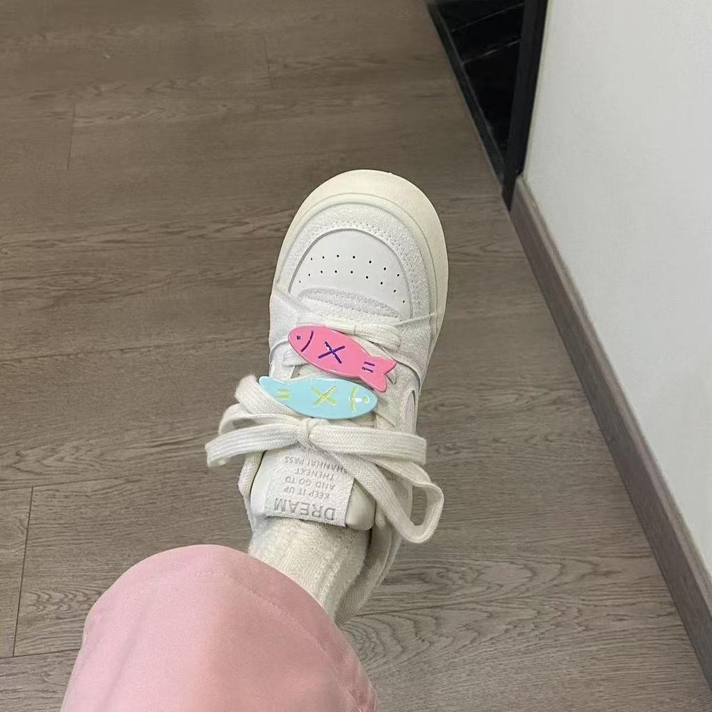 Niche Ugly Cute Bread Shoes New Summer Platform Beginner Board Shoes Doll Shoes