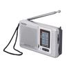 Mini AM FM Radio 2 Band Radio Receiver Portable Pocket Radio Built-in Speaker w/ Headphone Jack Telescopic Antenn INDIN BC-R2011