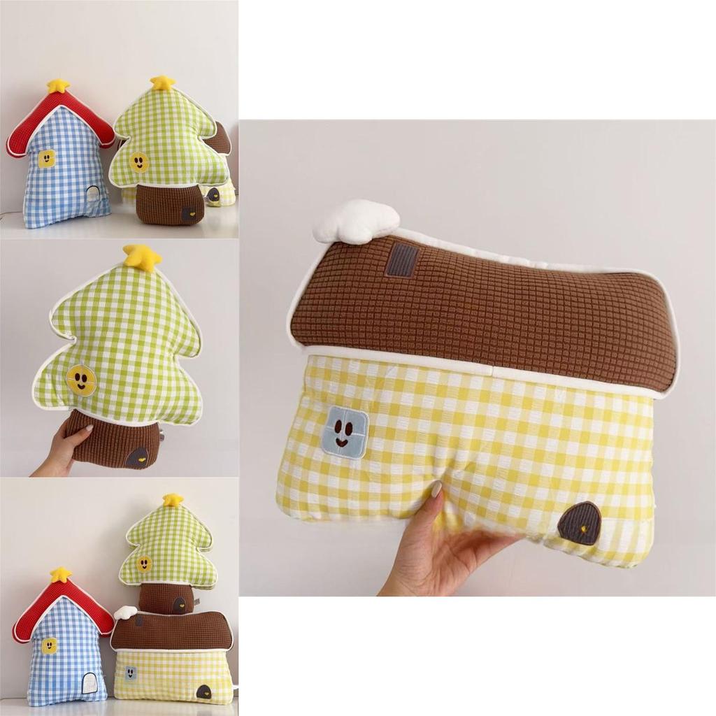 Cartoon Dopamine House Pillows With Embroidered Fabric For Kids Room Decor