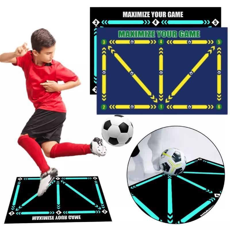 Premium Football Training Mat Skill Development Pad For Soccer Players 60x90cm