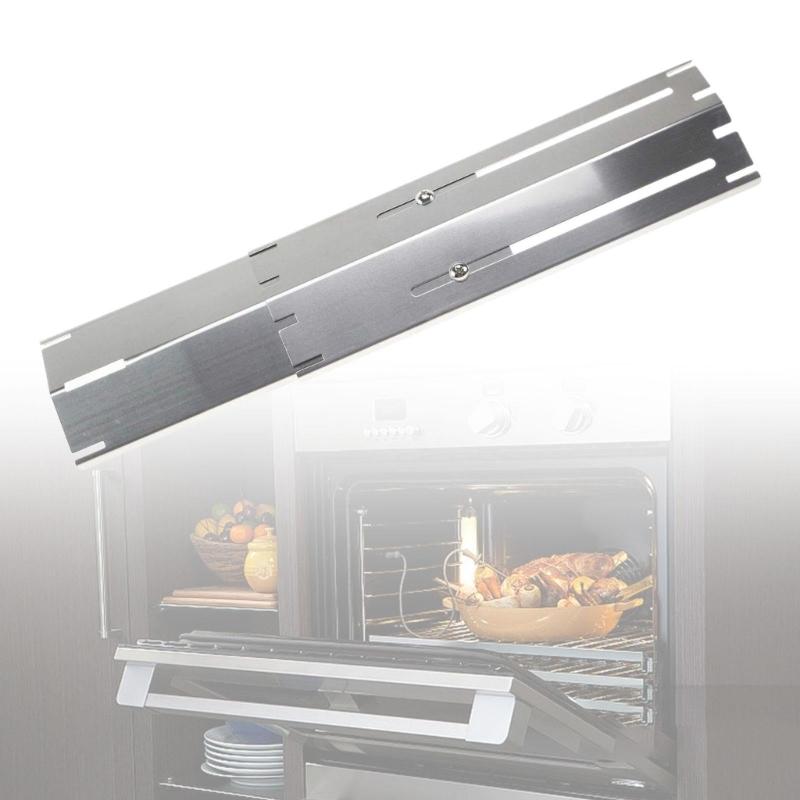 Universal Gas Grilling Heat Plate Shield Replacement Adjustable Stainless Steel Burners Cover Even Heat Distribution