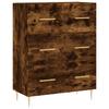 Sideboard Smoked Oak 69.5 X 34 X 90 Cm Wood Based Panel
