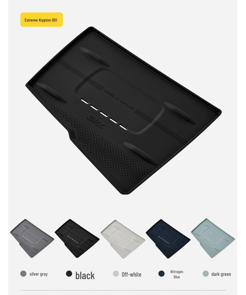 3W Non-slip Wireless Charging Silicone Pad for Zeekr 001/007/7X Center Console.