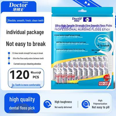 DR. Zahnseide-Picks einzeln verpackt mit ultrahoher Spannung