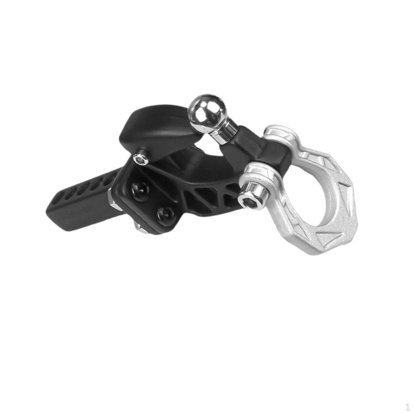 

1/10 1/18 Аксесуари для автомобільного гака для скелелазіння Легко встановлюваний буксирний гак, автомобіль на радіоуправлінні для argent