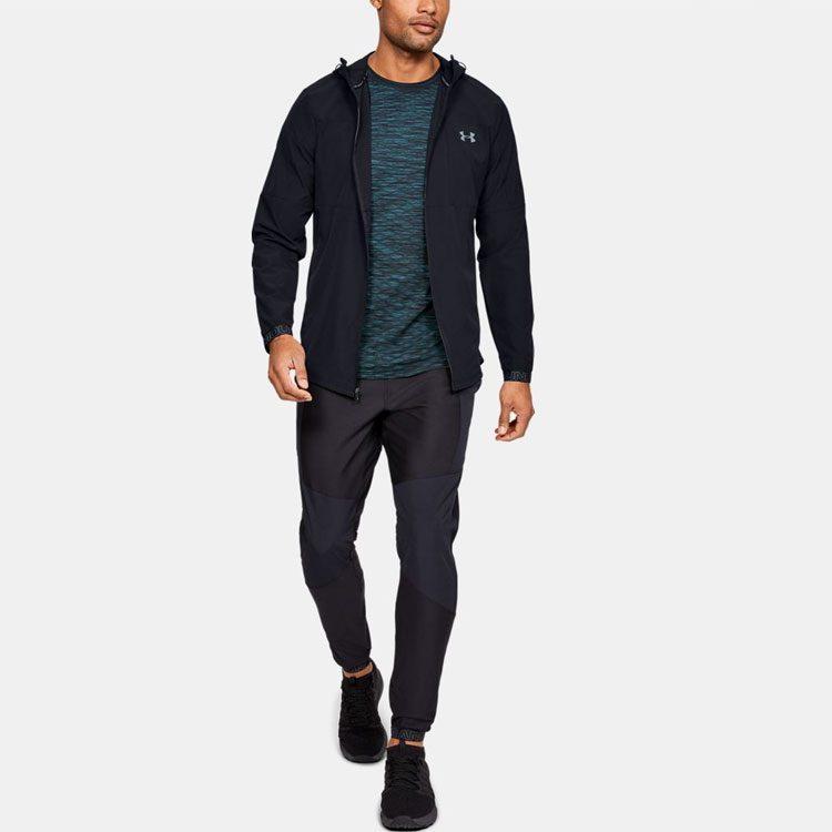 Under Armour Men's Vanish Woven Hooded Jacket Black 1345725-001