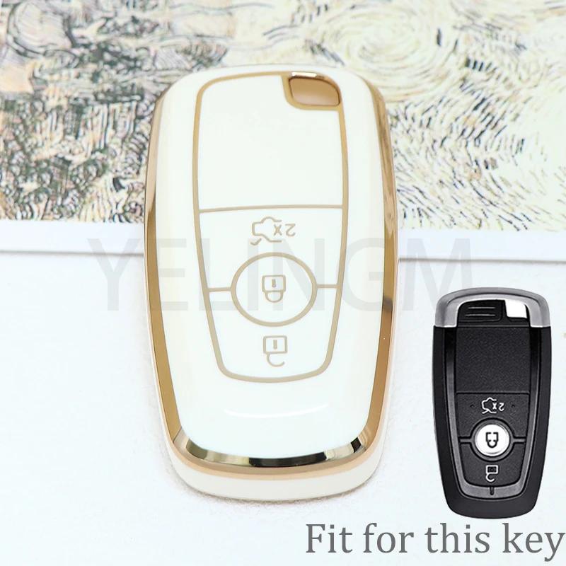 3 4 5 Button Car Key Cover For Ford Fusion Mondeo Mustang Explorer Edge Ecosport For Lincoln Mondeo Mkc Mkz Mkx Key Case For Car