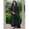 Pakistani Women Straight Kurti Pant Dupatta Set Indian Designer Ethnic Kurta Set