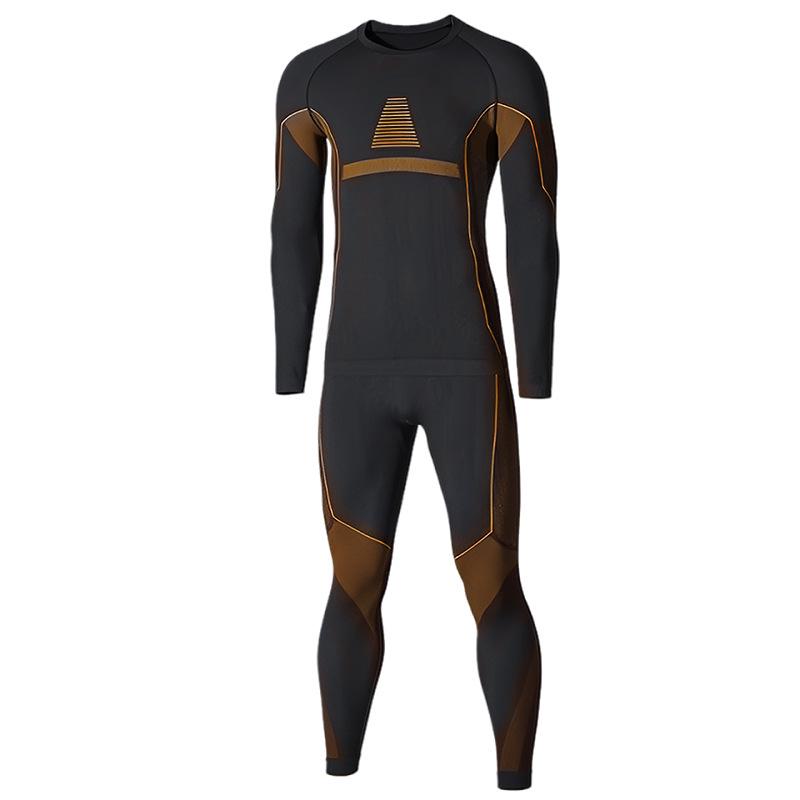 Unisex Quick-Dry Thermal Base Layer Set for Skiing: Moisture-Wicking, Sweat-Absorbing, Compression Underwear for Autumn and Winter