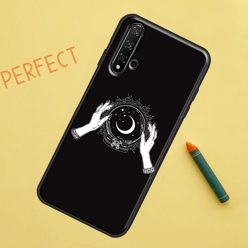 Fortune Telling Moon Stars Hands Art For Huawei Nova 5T 9 10 SE 7i 8i 11i 12i Y60 Y61 Y70 Y72 Y73 Y90 Y91 P20 P30 P40 Lite Case