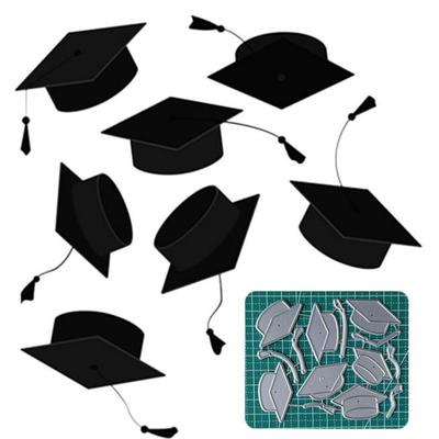 DIY 7 Stück Abschlusskappe Metall-Stanzformen für Scrapbooking, Prägeschablonen, Kartenherstellung, Basteln, Dekor