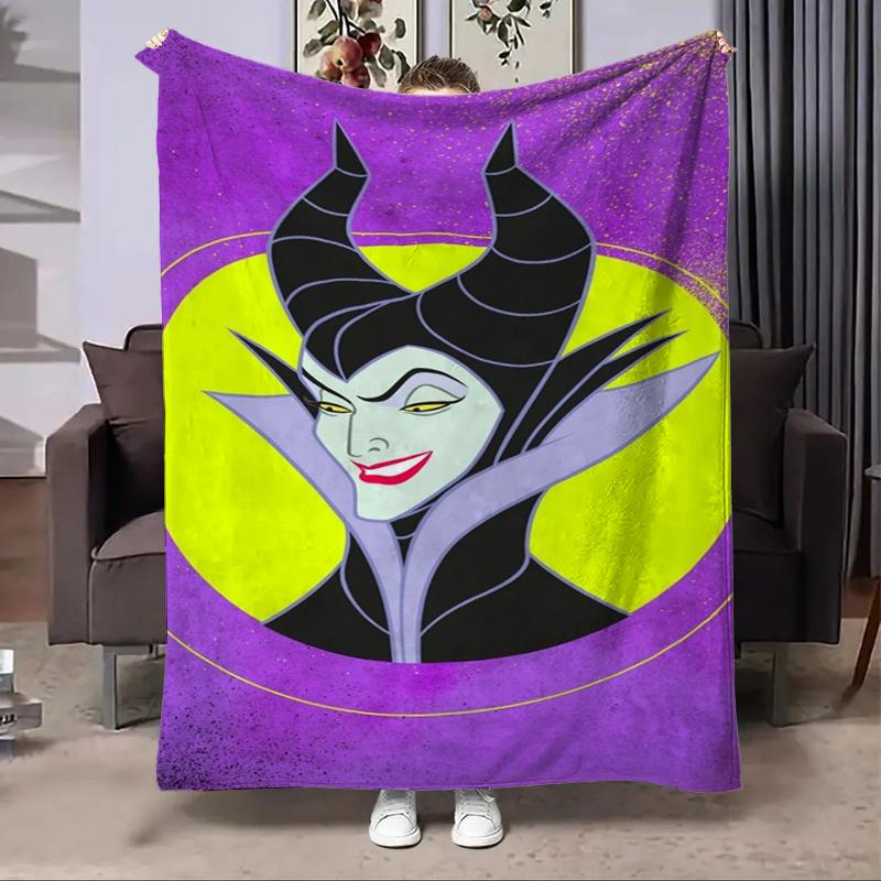 Disney Classici Cattivi Estate Inverno Bambini Adulti Coperta in Flanella Morbida Peluche per Bambini per Camera da Letto Viaggio Ufficio Divano Coperta