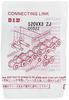 D.I.D Caulking Joint 520VX3-ZJ G&G (Gold)
