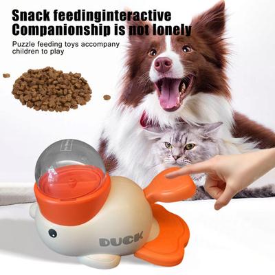 Interactive Dog Puzzle Slow Feeder Duck Shaped Dog Treat Dispenser for Small Medium Dogs Slow Feeder Dog Bowl for Training