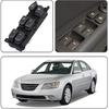 Master Power Window Switch Button, Front Left Driver Side, Compatible With 2009 2010 Hyundai Sonata Replace OE 93570-3K600