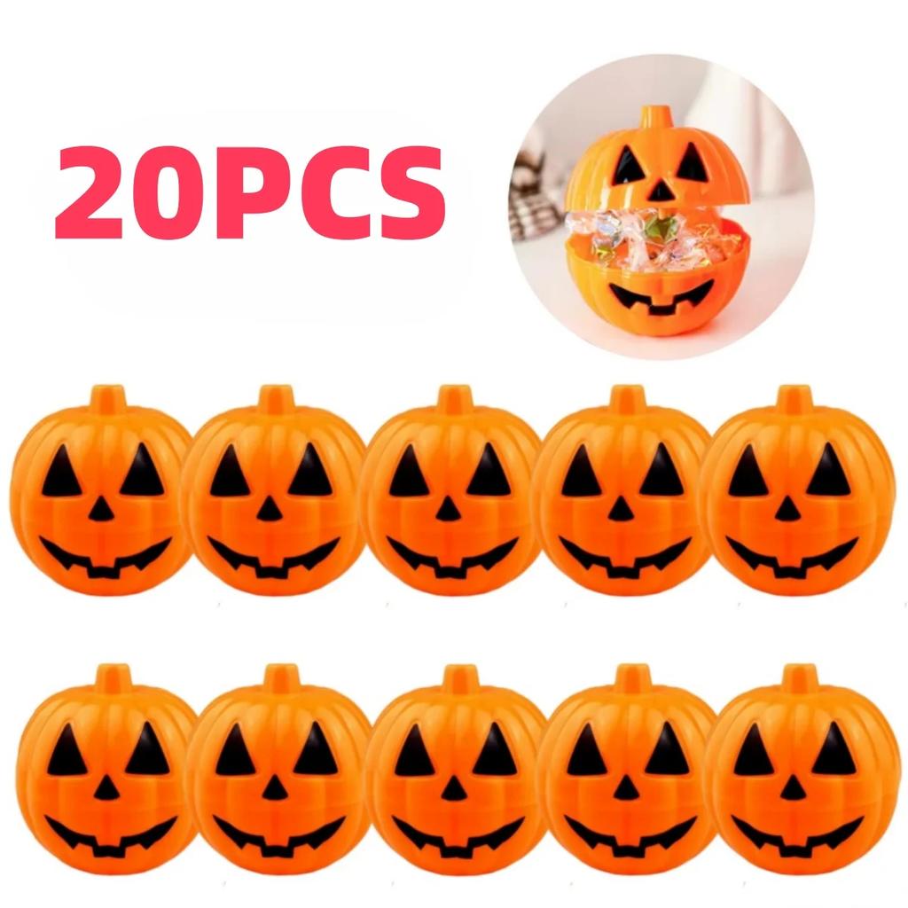 10-50PCS Fun Pumpkin Small Gift Storage Box Halloween Tricky Halloween Decoration Pinata Easter Stuff Carnival Party Favor