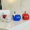 Soap Dish with Automatic Drainage Cute Cat Shape Design Easy Cleaning Soap Holder Soap Tray for Shower Bathroom