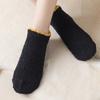 Unisex Non- Lined Floor Socks with Dots for Warm Indoor Home Wear, Lint-Free Socks for Men and Women