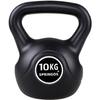 Haltère - SPRINGOS - Kettlebell 10 Kg - Plastique ABS - Noir - Entraînement À Domicile