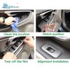 For Volvo V40 Console Air Conditioning Outlet Decorative Cover Trim Stainless Steel Interior Accessories