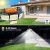 Outdoor Solar Lights 224/342LEDS Dual induction Solar Motion Sensor Lights Solar Wall Lamp With 3 Modes Waterproof Flood Lights
