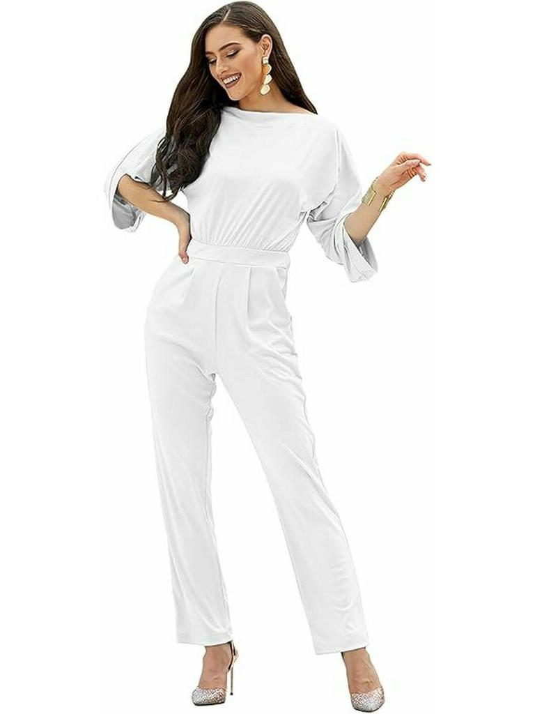 Stilvoller Semi-Formal Jumpsuit mit langen Hosen