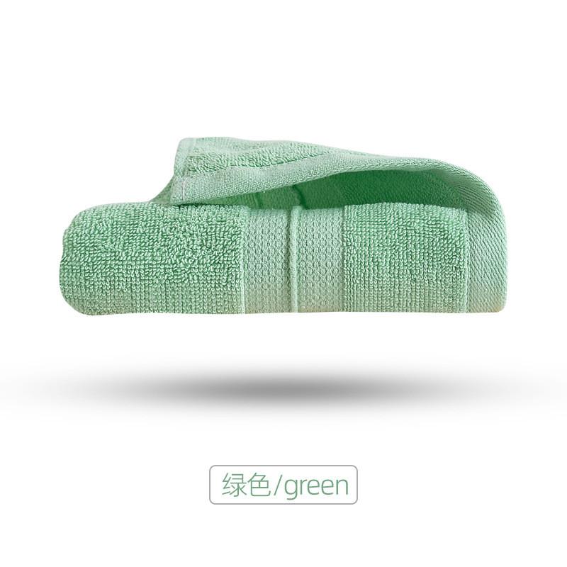 

1 шт. 33x72 см 100% хлопок простое однотонное домашнее мягкое впитывающее воду полотенце для ванной комнаты для всей семьи для взрослых 33x72cm зелёный